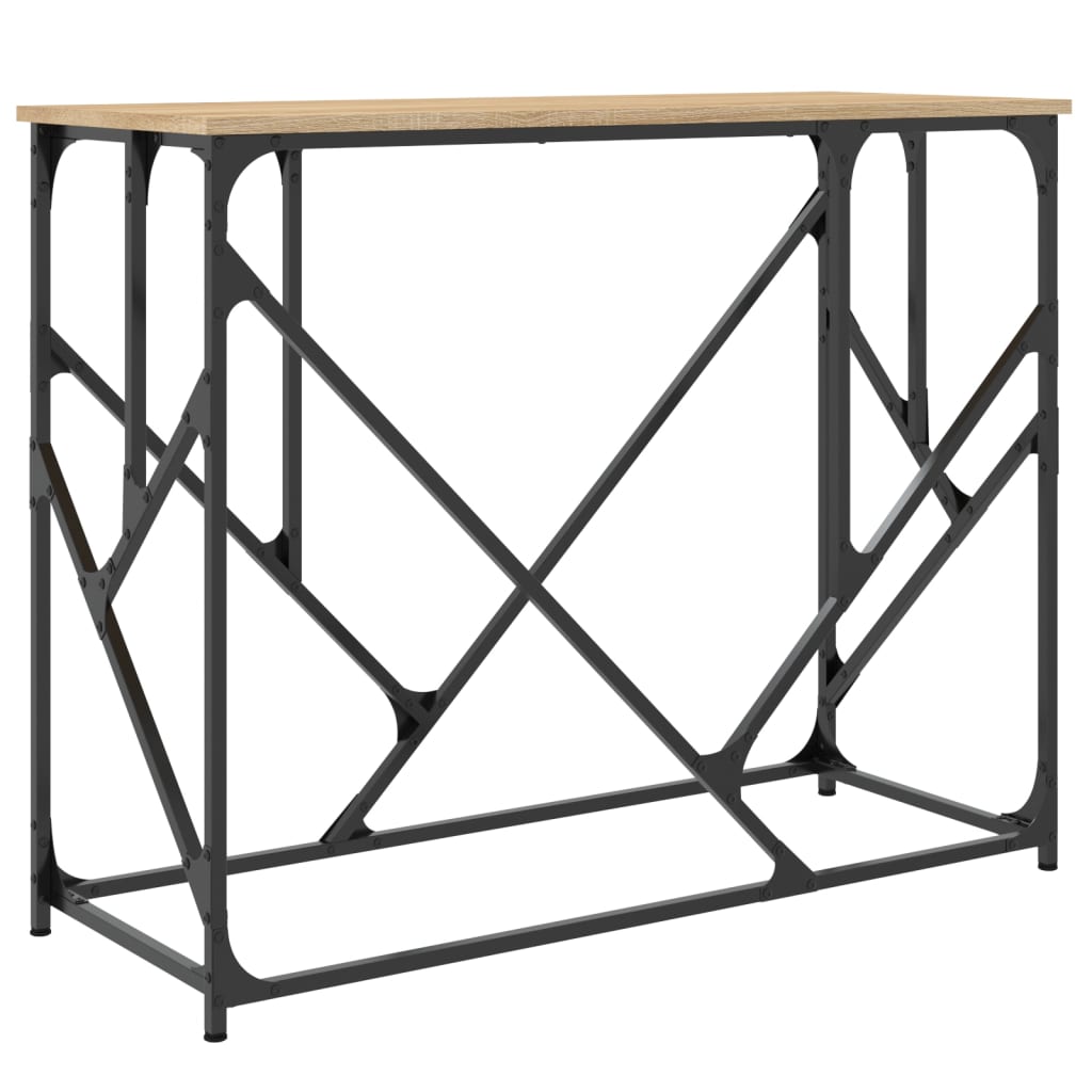 Konzolni stol boja hrasta sonome 100x40x80 cm konstruirano drvo