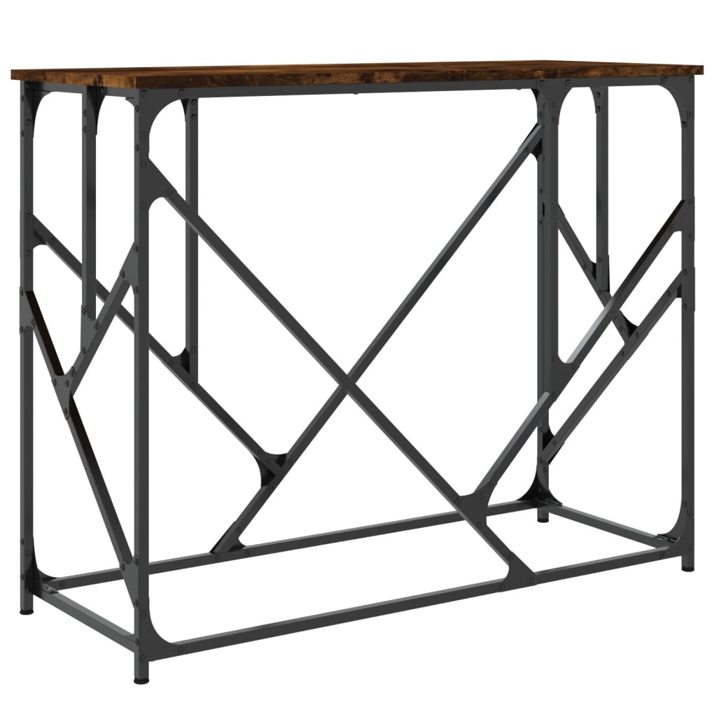 Konzolni stol boja hrasta 100x40x80 cm od konstruiranog drva