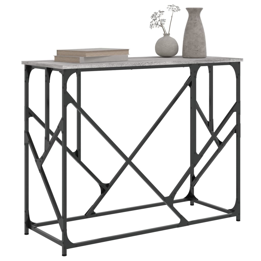 Konzolni stol boja hrasta sonome 100x40x80 cm konstruirano drvo