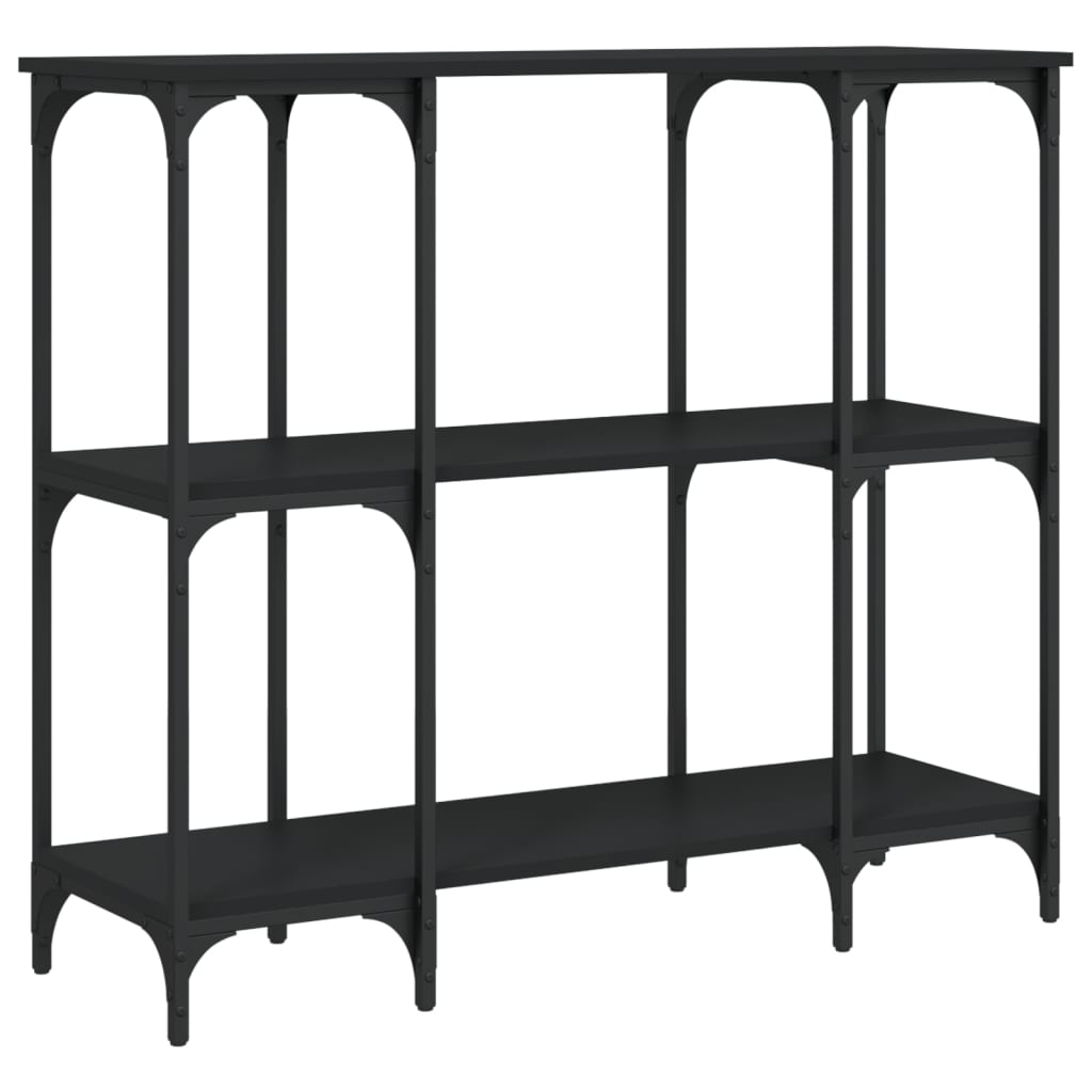 Konzolni stol crni 102 x 35 x 90 cm od konstruiranog drva