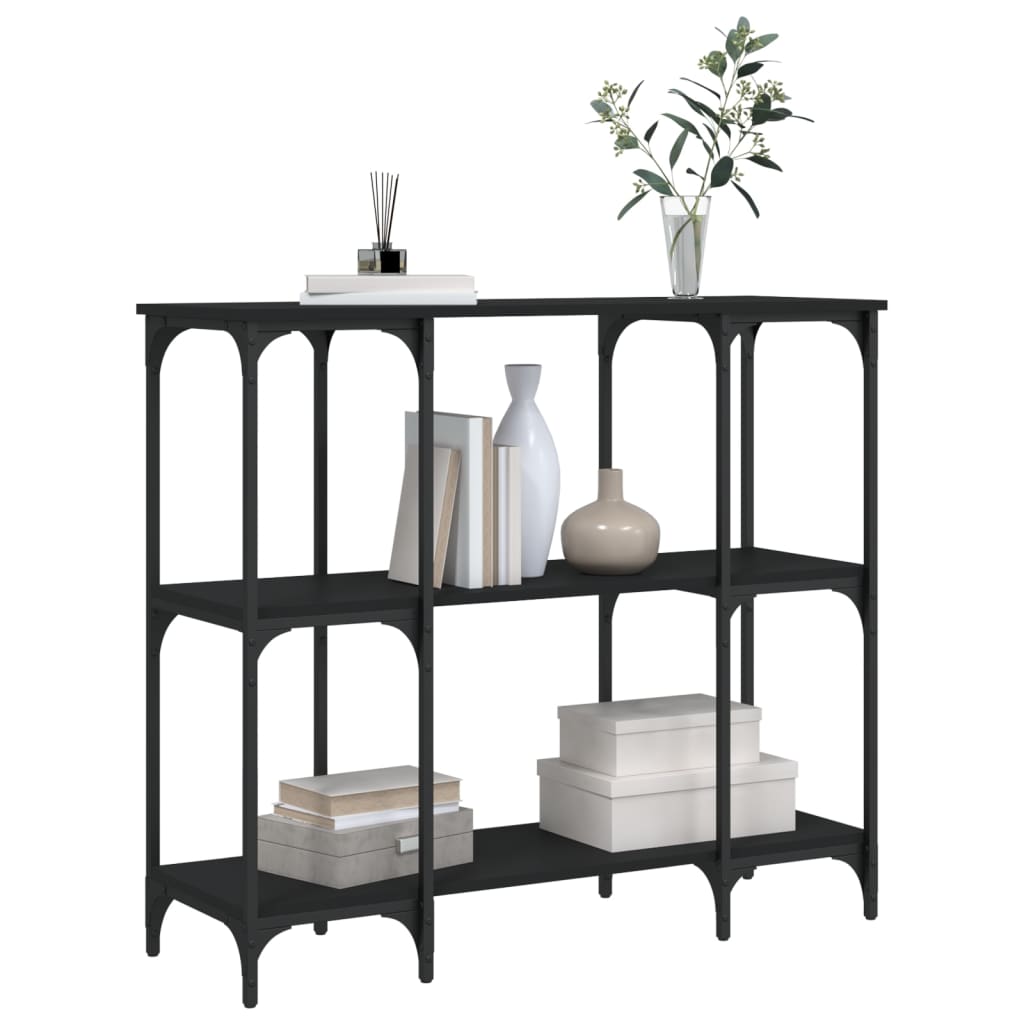 Konzolni stol crni 102 x 35 x 90 cm od konstruiranog drva