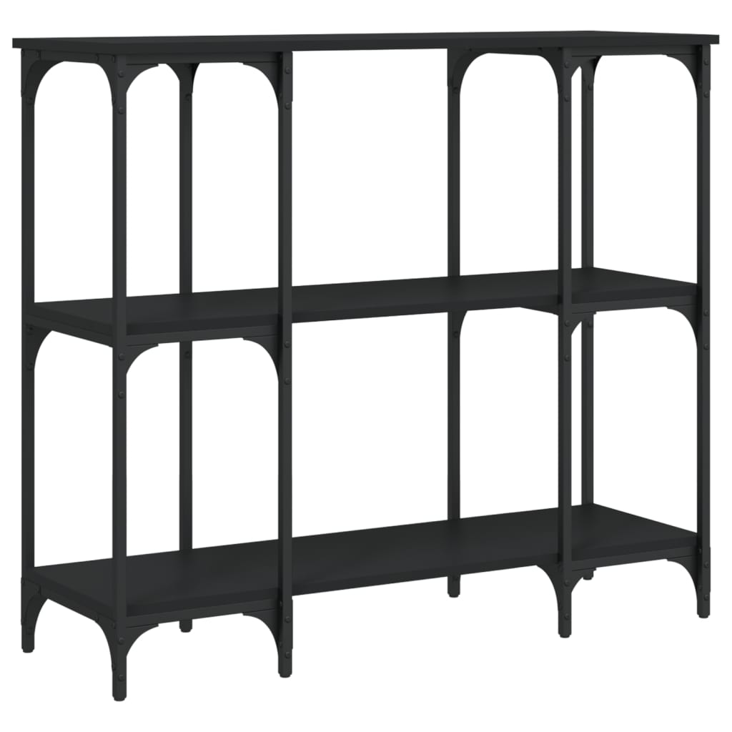 Konzolni stol crni 102 x 35 x 90 cm od konstruiranog drva