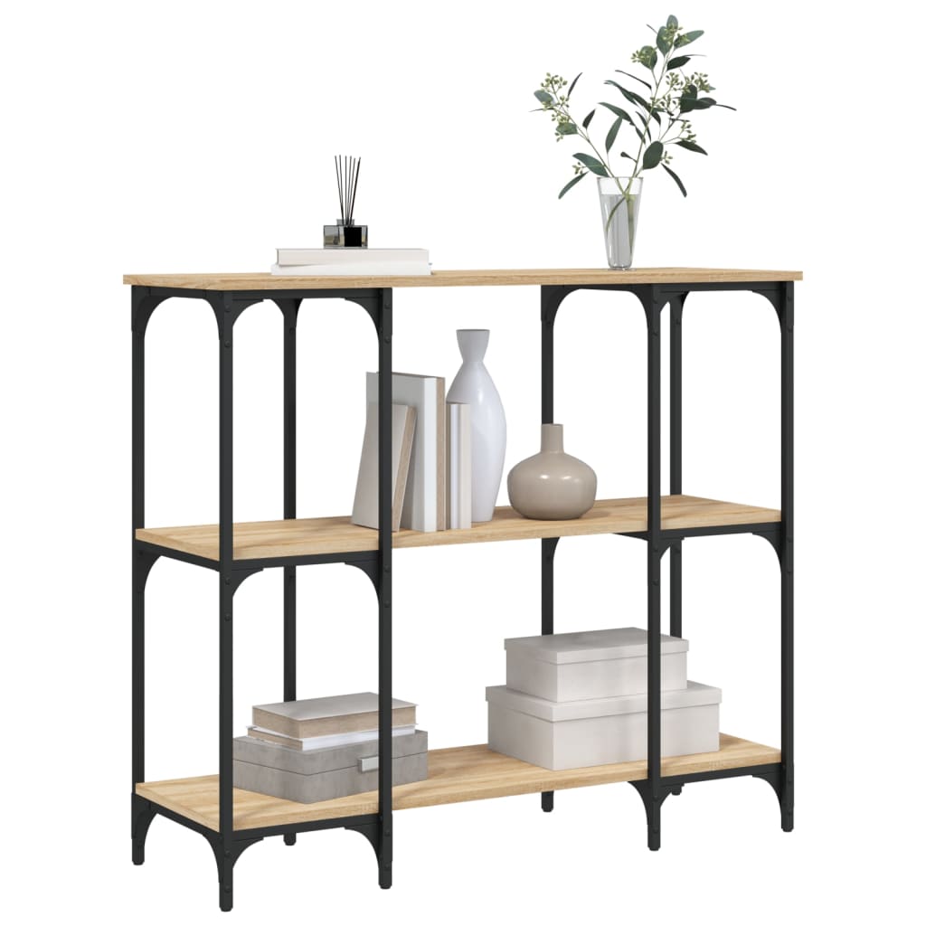 Konzolni stol boja hrasta sonome 102x35x90 cm konstruirano drvo