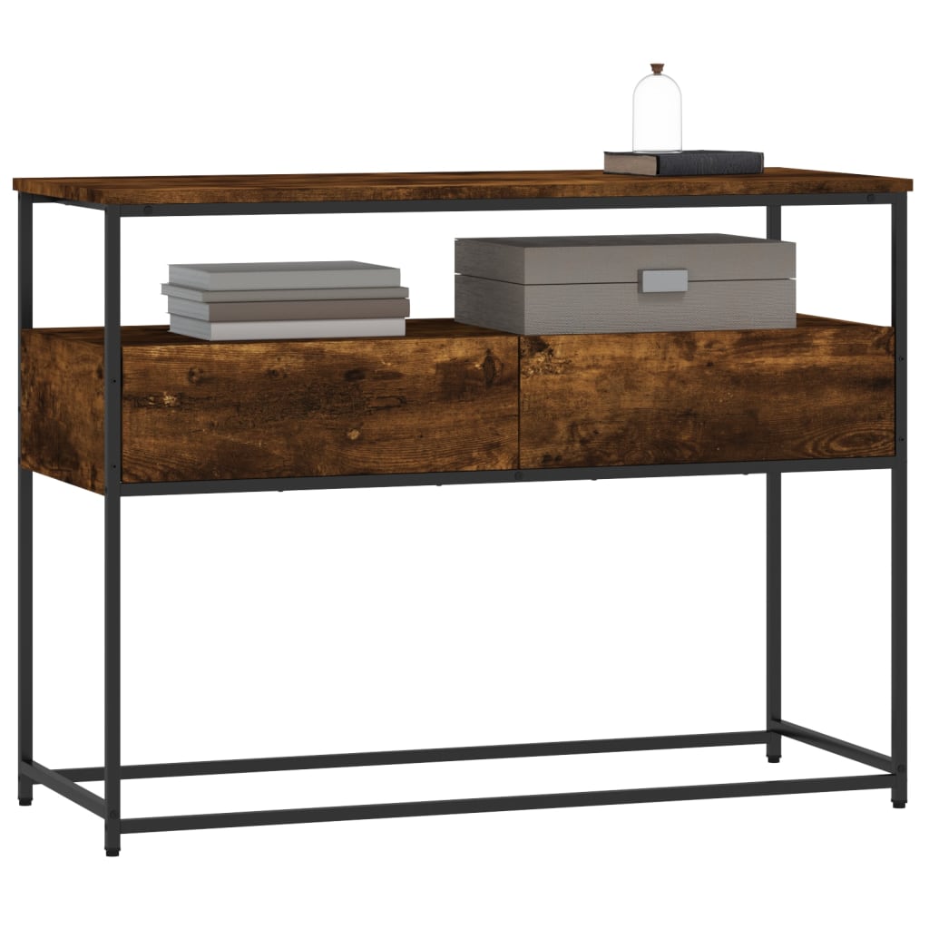 Konzolni stol boja hrasta 100x40x75 cm od konstruiranog drva