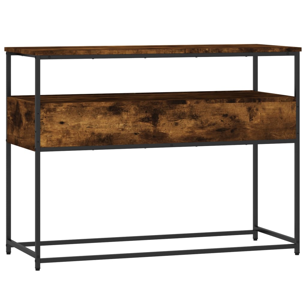 Konzolni stol boja hrasta 100x40x75 cm od konstruiranog drva