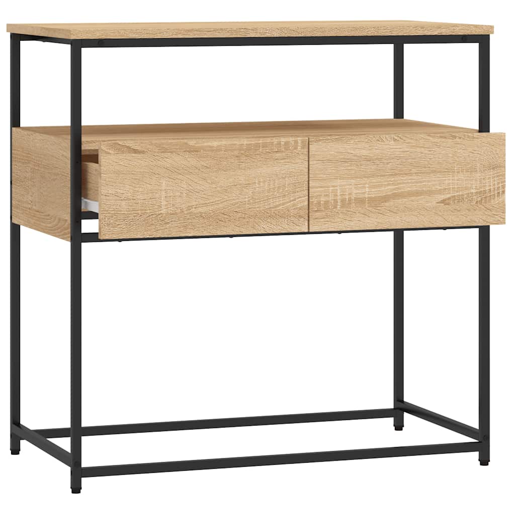 Konzolni stolić Sonoma hrast 75x40x75 cm Konstruirano drvo