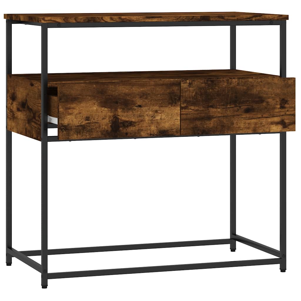 Konzolni stol boja hrasta 75 x 40 x 75 cm konstruirano drvo