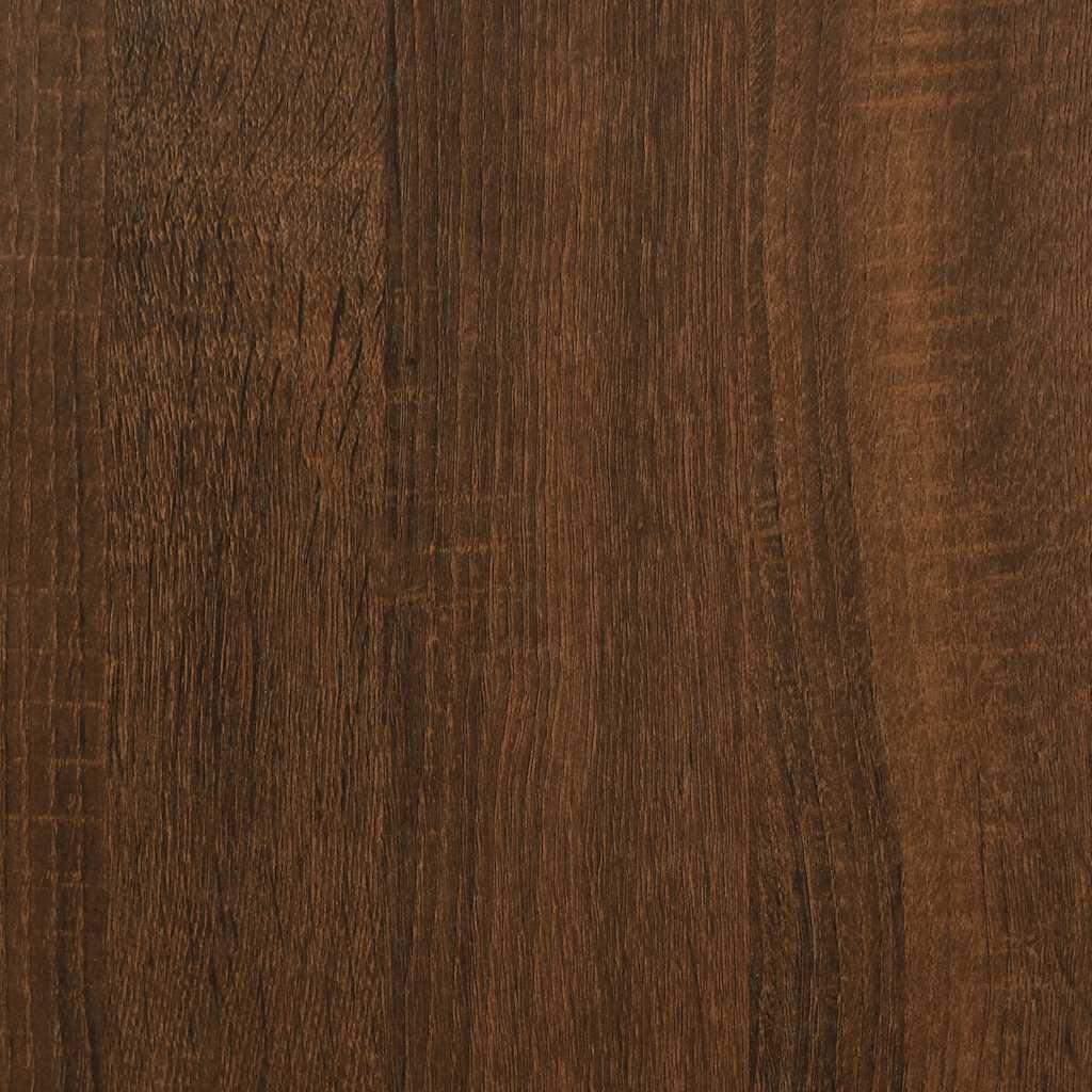 Konzolni stol smeđa boja hrasta 75x40x75 cm konstruirano drvo