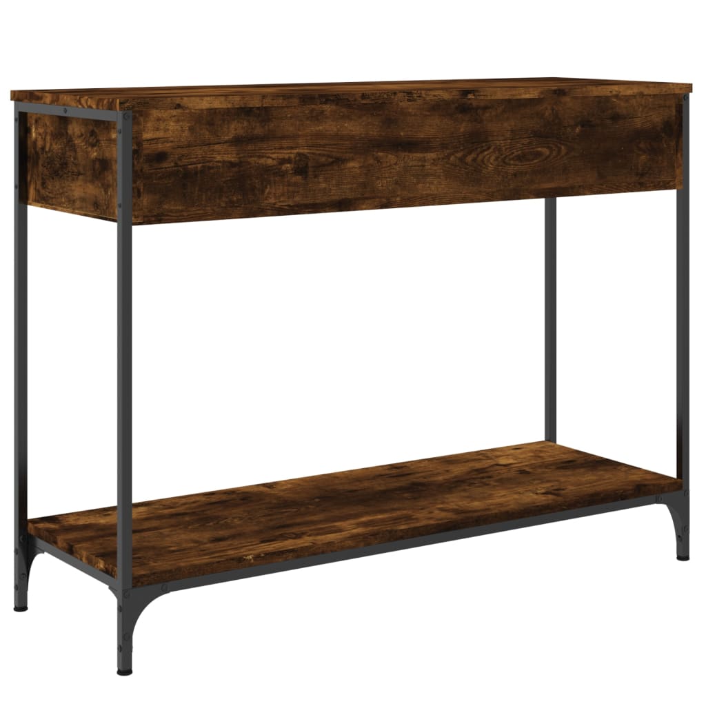 Konzolni stol boja hrasta 100 x 34,5 x 75 cm konstruirano drvo
