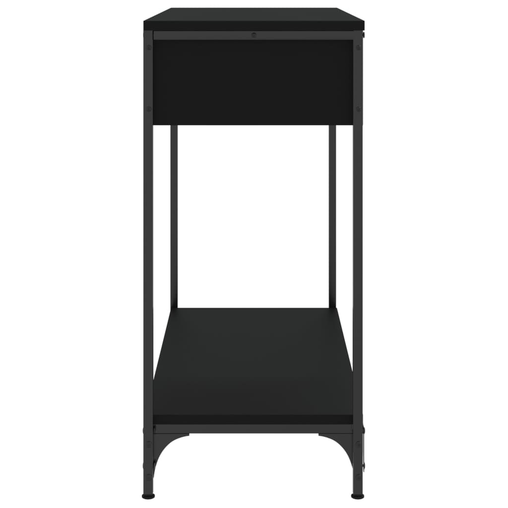 Konzolni stol crni 75 x 34,5 x 75 cm od konstruiranog drva