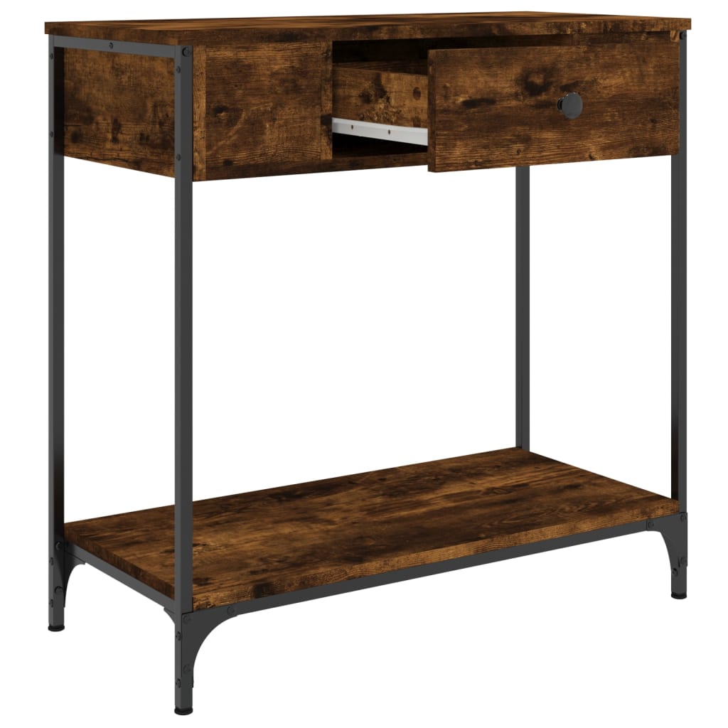 Konzolni stol boja hrasta 75 x 34,5 x 75 cm konstruirano drvo