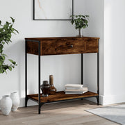 Konzolni stol boja hrasta 75 x 34,5 x 75 cm konstruirano drvo