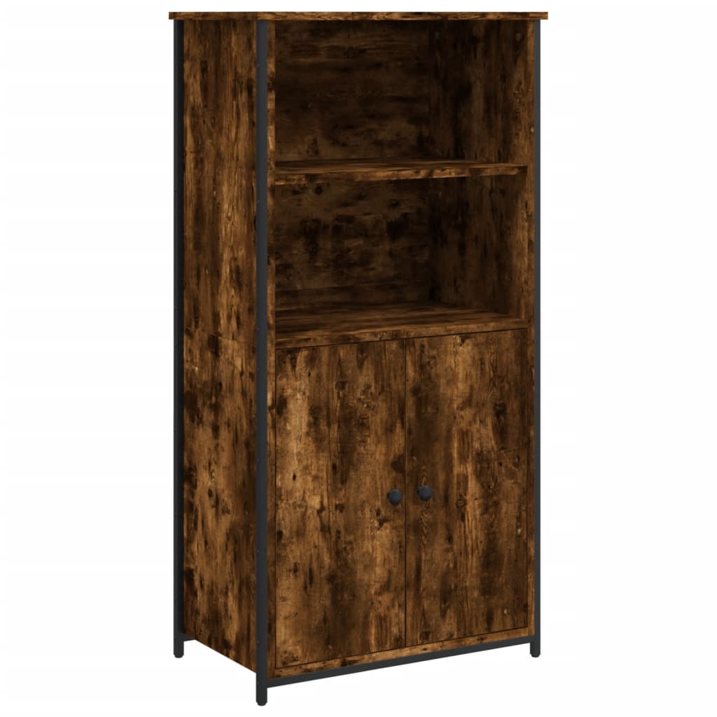 Visoka komoda boja hrasta 62 x 36 x 121,5 cm konstruirano drvo
