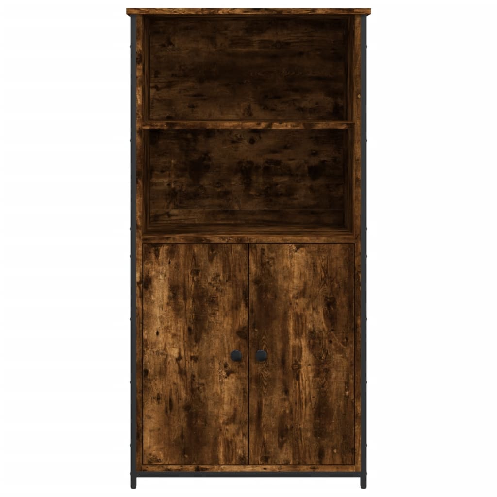Visoka komoda boja hrasta 62 x 36 x 121,5 cm konstruirano drvo