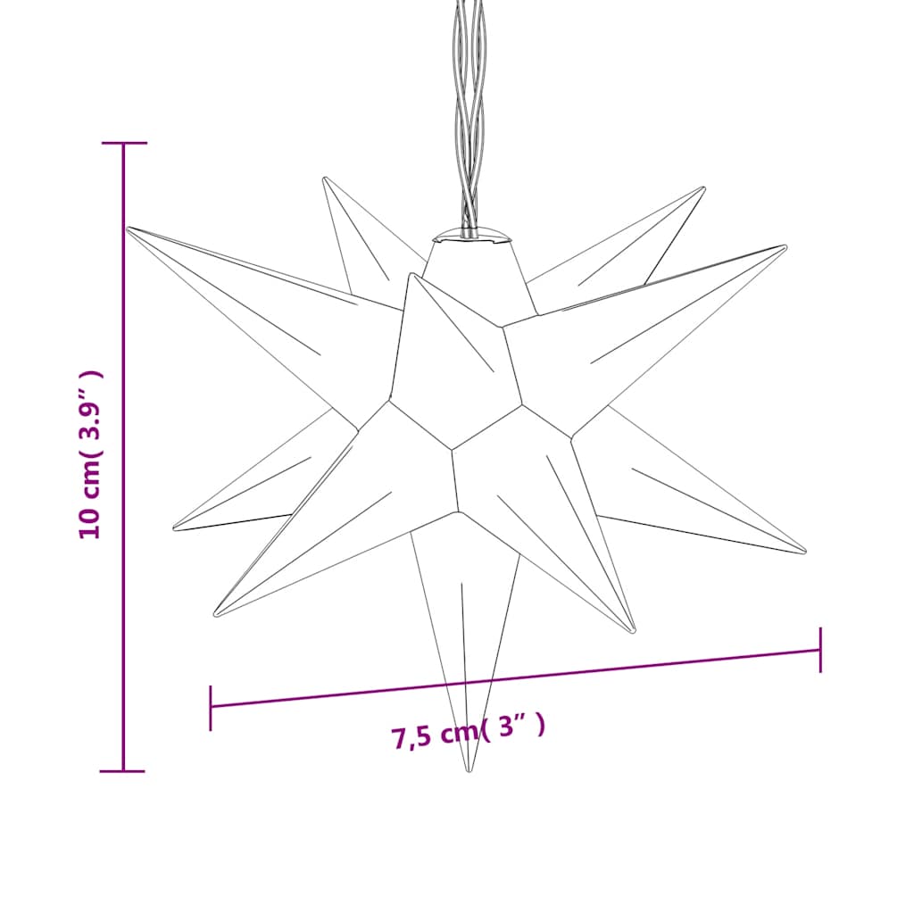 Božićno svjetlo 10 LED žuto 10 cm