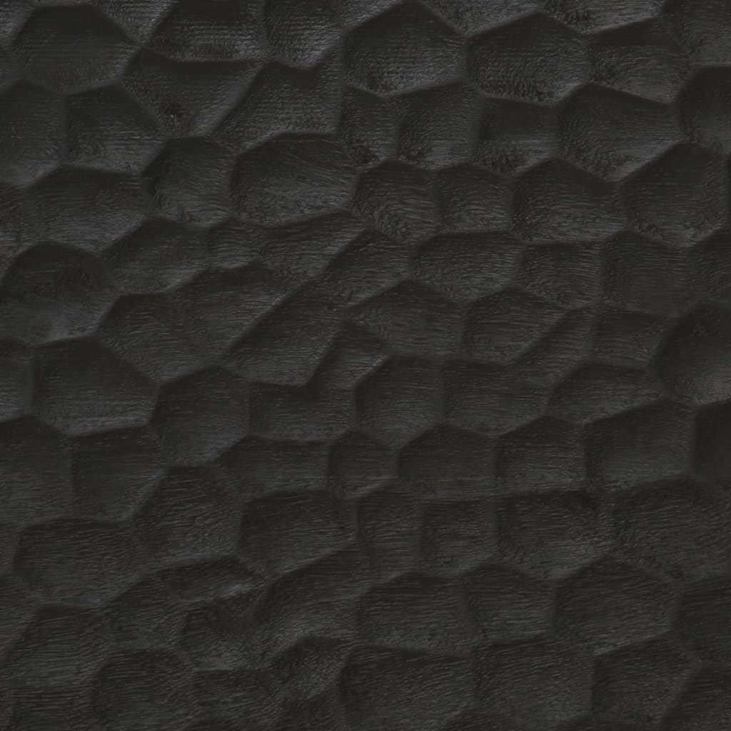Stolić za kavu crni 80 x 54 x 40 cm od masivnog drva manga