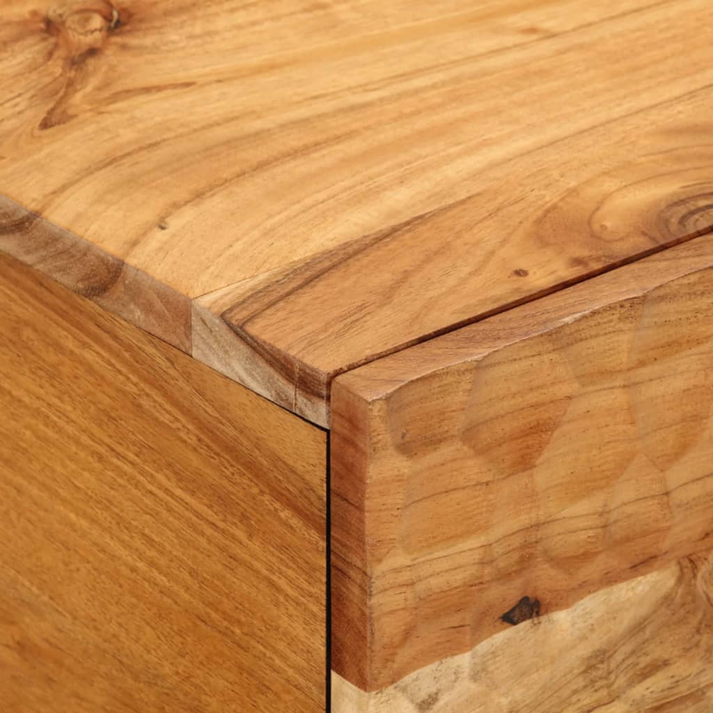 Stolić za kavu 80 x 50 x 40 cm od masivnog drva bagrema