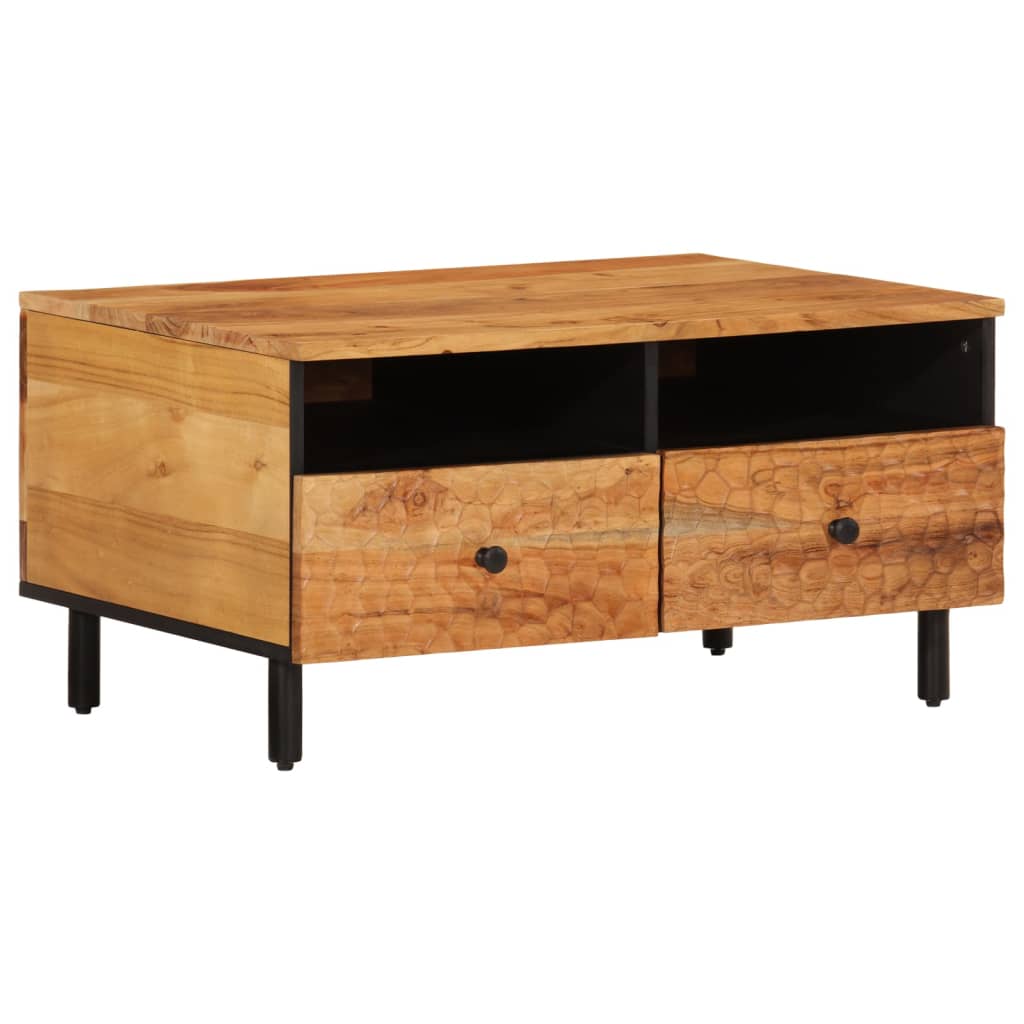 Stolić za kavu 80 x 54 x 40 cm od masivnog drva bagrema