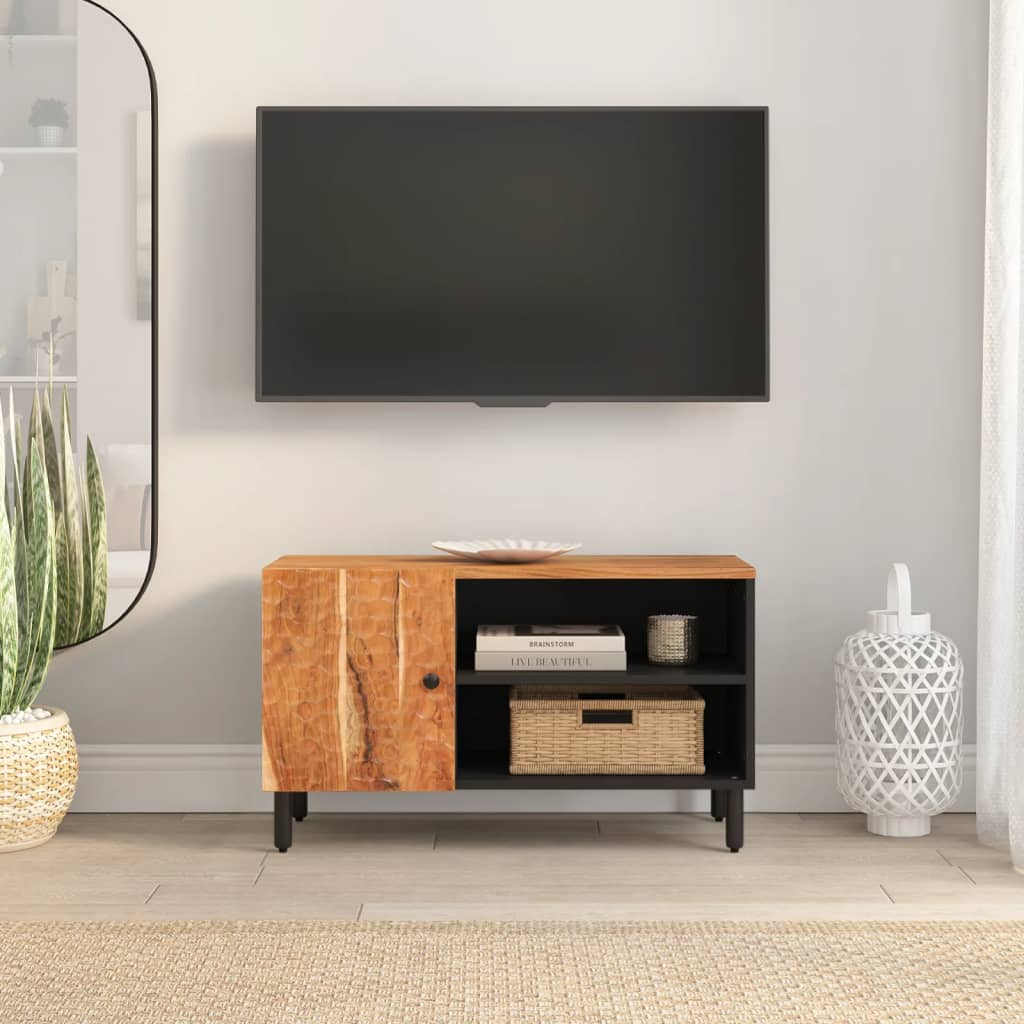 TV ormarić 80x33x46 cm od masivnog bagremovog drva