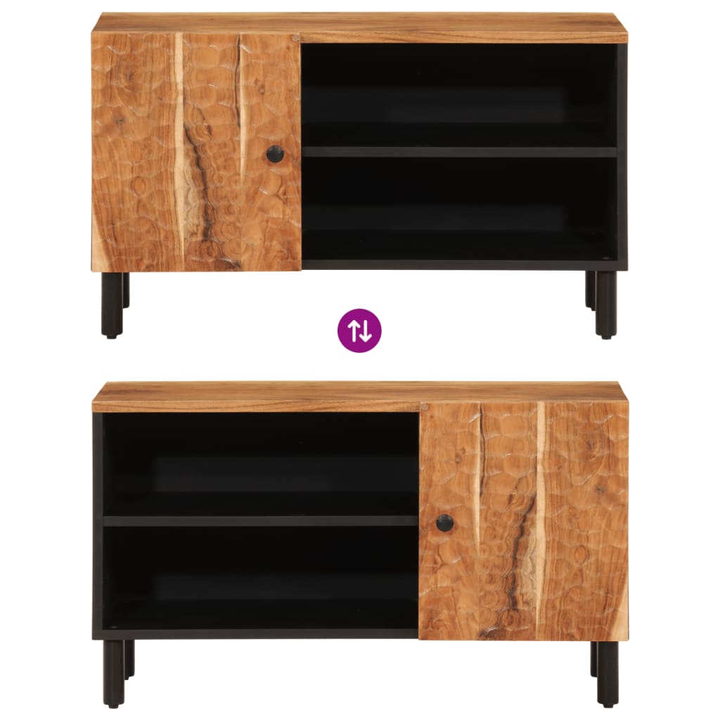 TV ormarić 80x33x46 cm od masivnog bagremovog drva