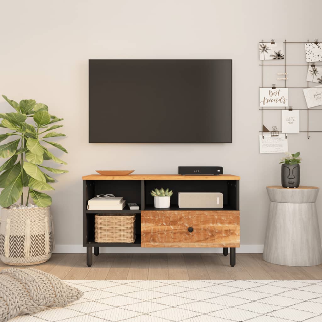 TV ormarić 80x33x46 cm od masivnog bagremovog drva