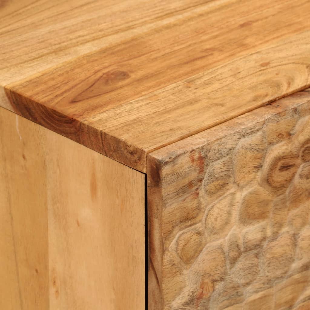 Bočni ormarić 80 x 33 x 75 cm od masivnog bagremovog drva