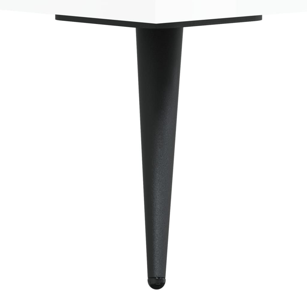 Komoda sjajna bijela 90x34x80 cm od konstruiranog drva
