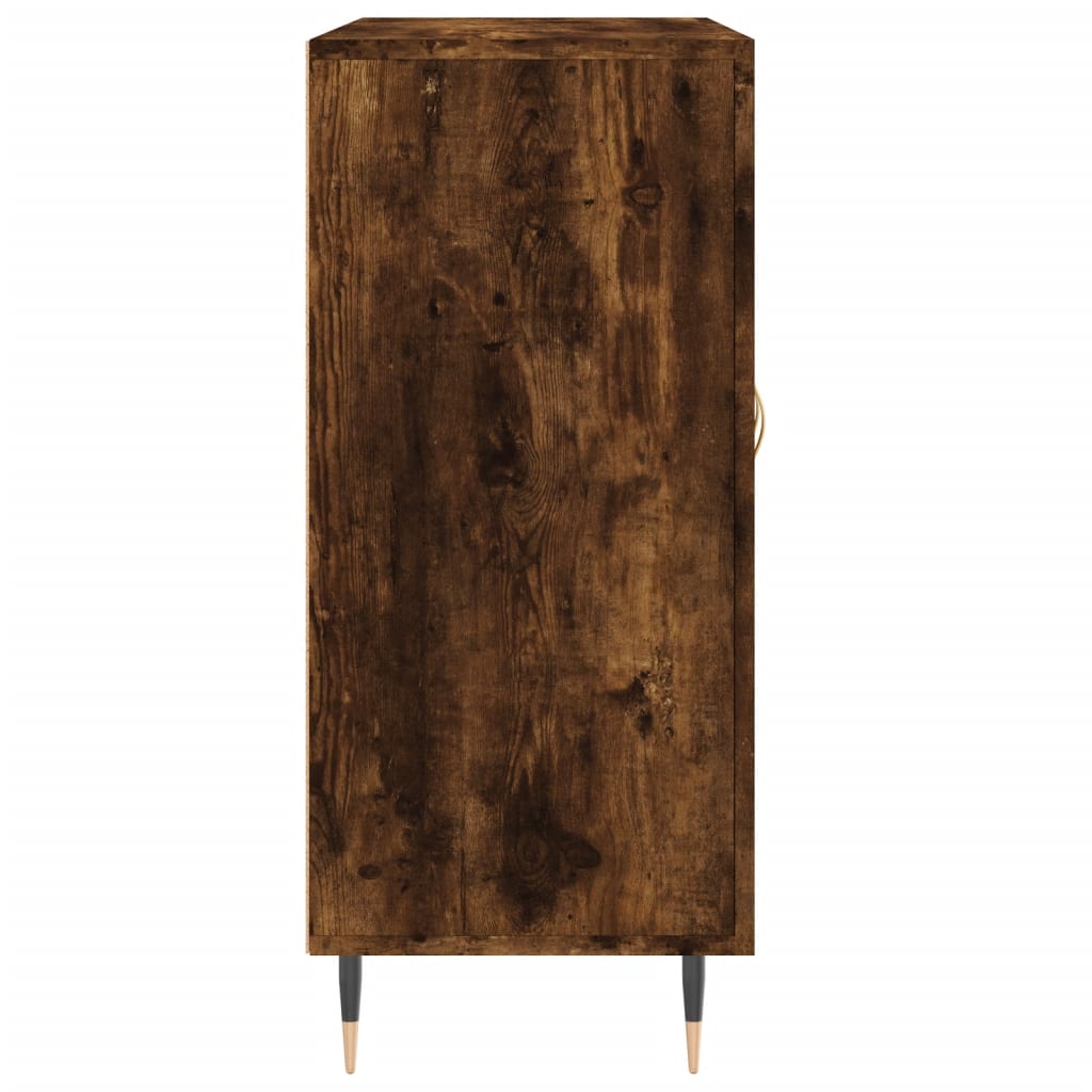 Komoda boja dimljenog hrasta 90 x 34 x 80 cm konstruirano drvo