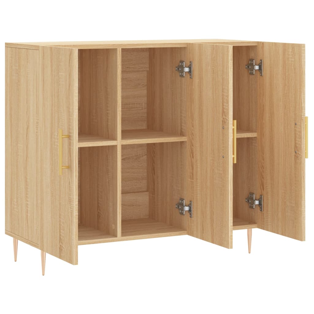 Komoda boja hrasta sonome 90x34x80 cm od konstruiranog drva