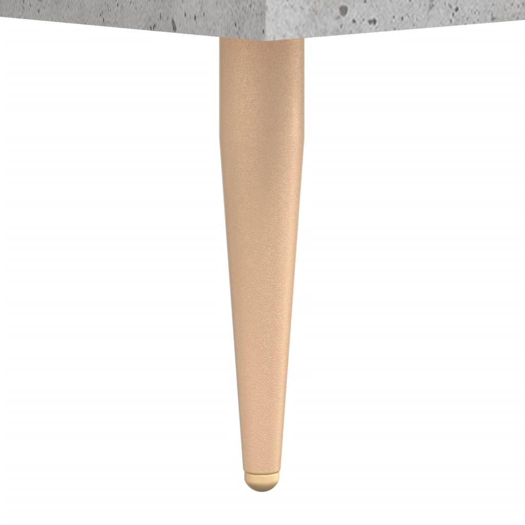 Komoda siva boja betona 90x34x80 cm od konstruiranog drva