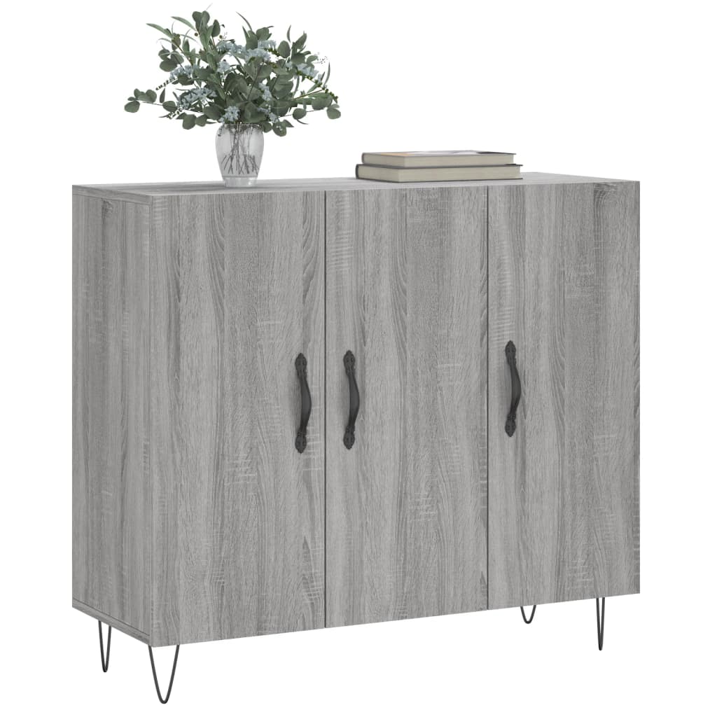 Komoda boja hrasta sonome 90 x 34 x 80 cm konstruirano drvo