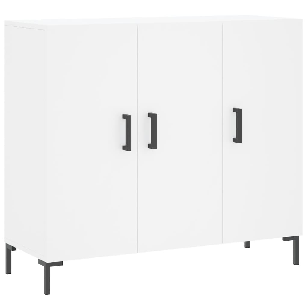 Komoda bijela 90x34x80 cm od konstruiranog drva