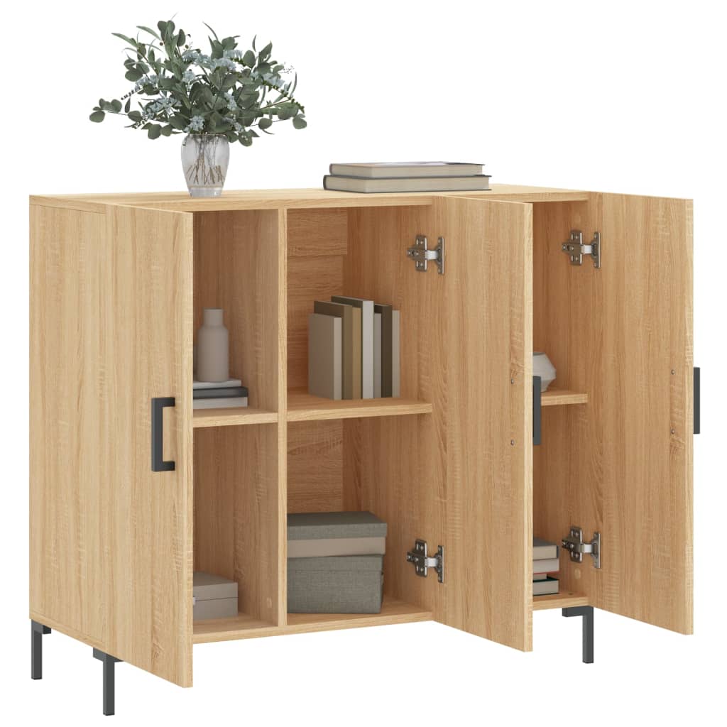 Komoda boja hrasta sonome 90x34x80 cm od konstruiranog drva