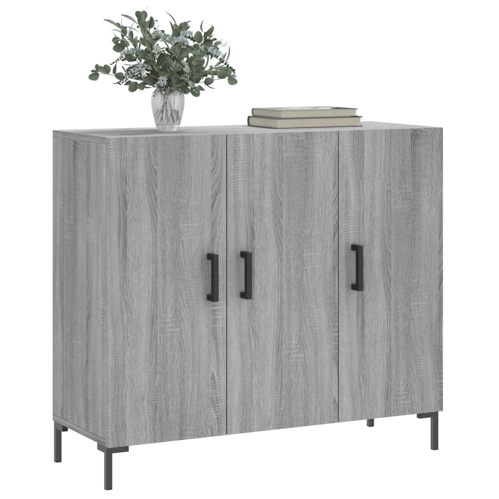 Komoda boja hrasta sonome 90 x 34 x 80 cm konstruirano drvo