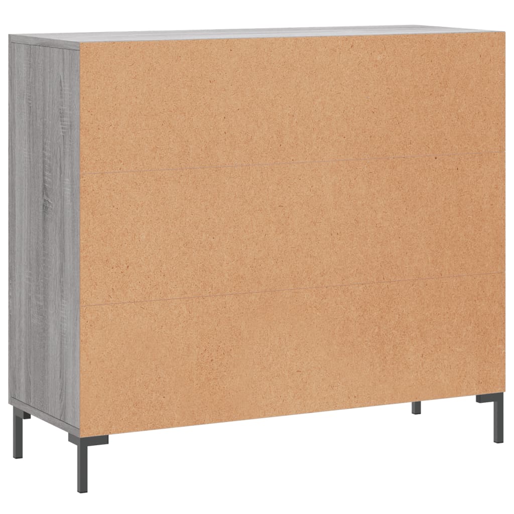 Komoda boja hrasta sonome 90 x 34 x 80 cm konstruirano drvo