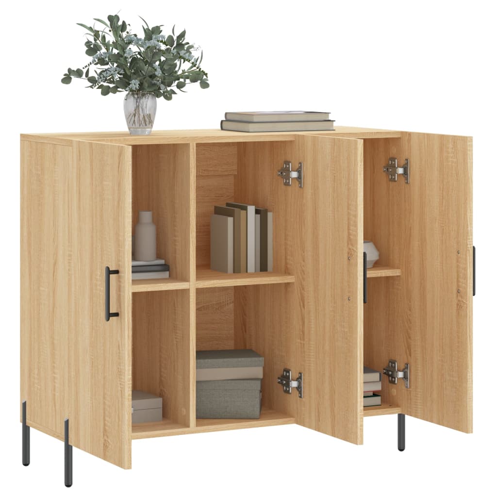 Komoda boja hrasta sonome 90x34x80 cm od konstruiranog drva