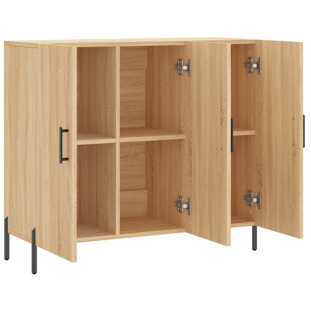 Komoda boja hrasta sonome 90x34x80 cm od konstruiranog drva