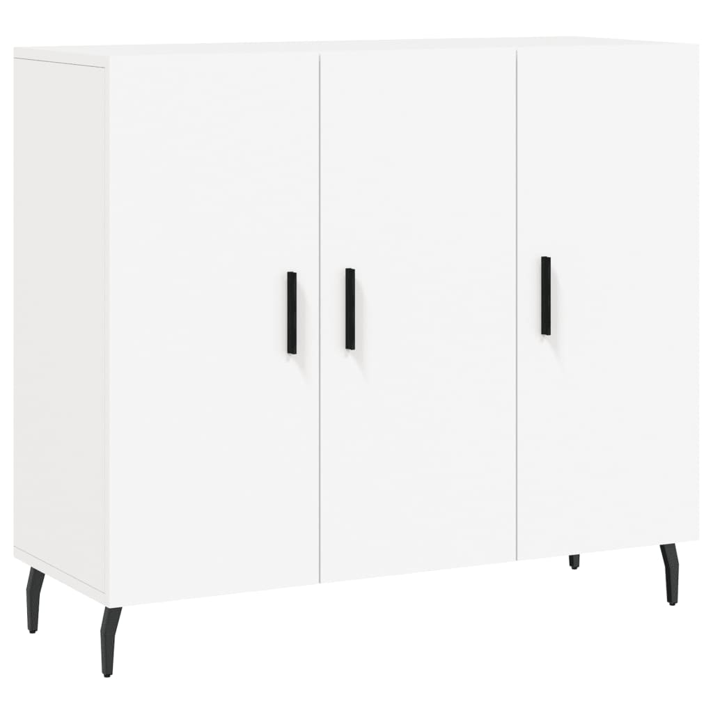 Komoda bijela 90x34x80 cm od konstruiranog drva