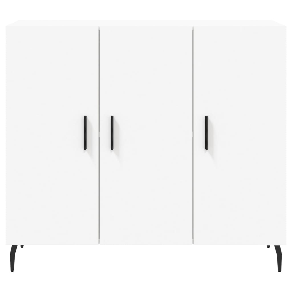 Komoda bijela 90x34x80 cm od konstruiranog drva