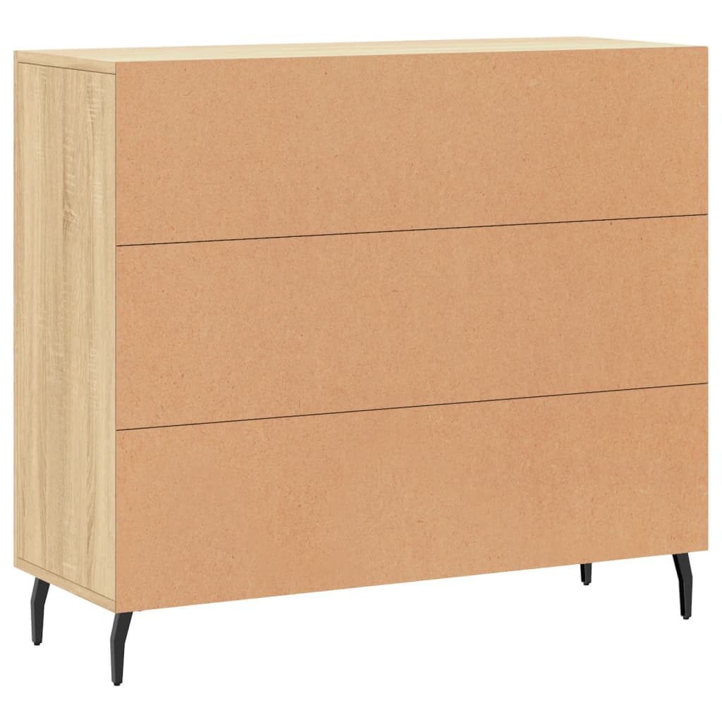 Komoda boja hrasta sonome 90x34x80 cm od konstruiranog drva