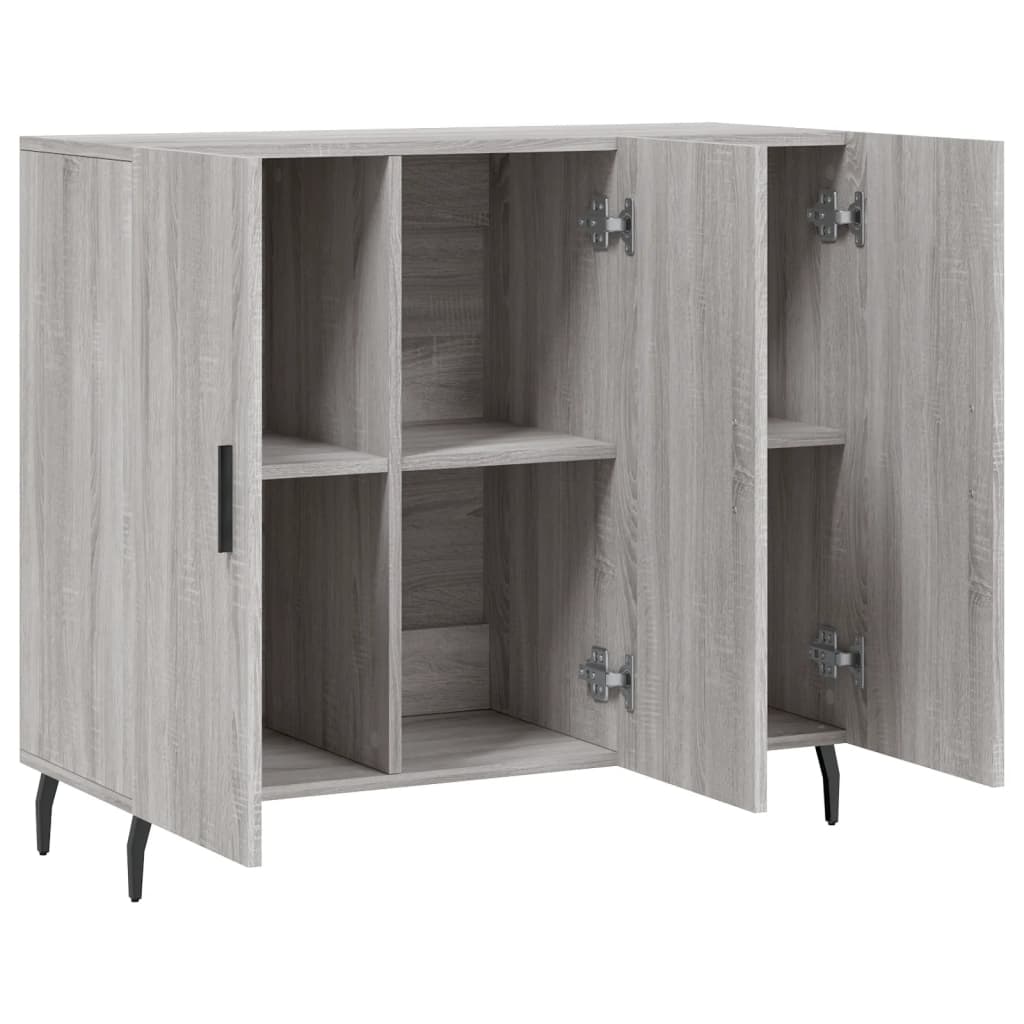 Komoda boja hrasta sonome 90 x 34 x 80 cm konstruirano drvo