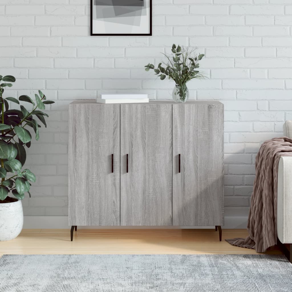 Komoda boja hrasta sonome 90 x 34 x 80 cm konstruirano drvo
