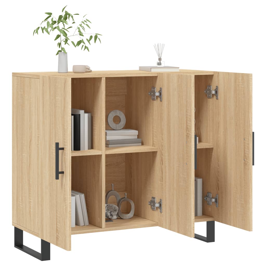 Komoda boja hrasta sonome 90x34x80 cm od konstruiranog drva