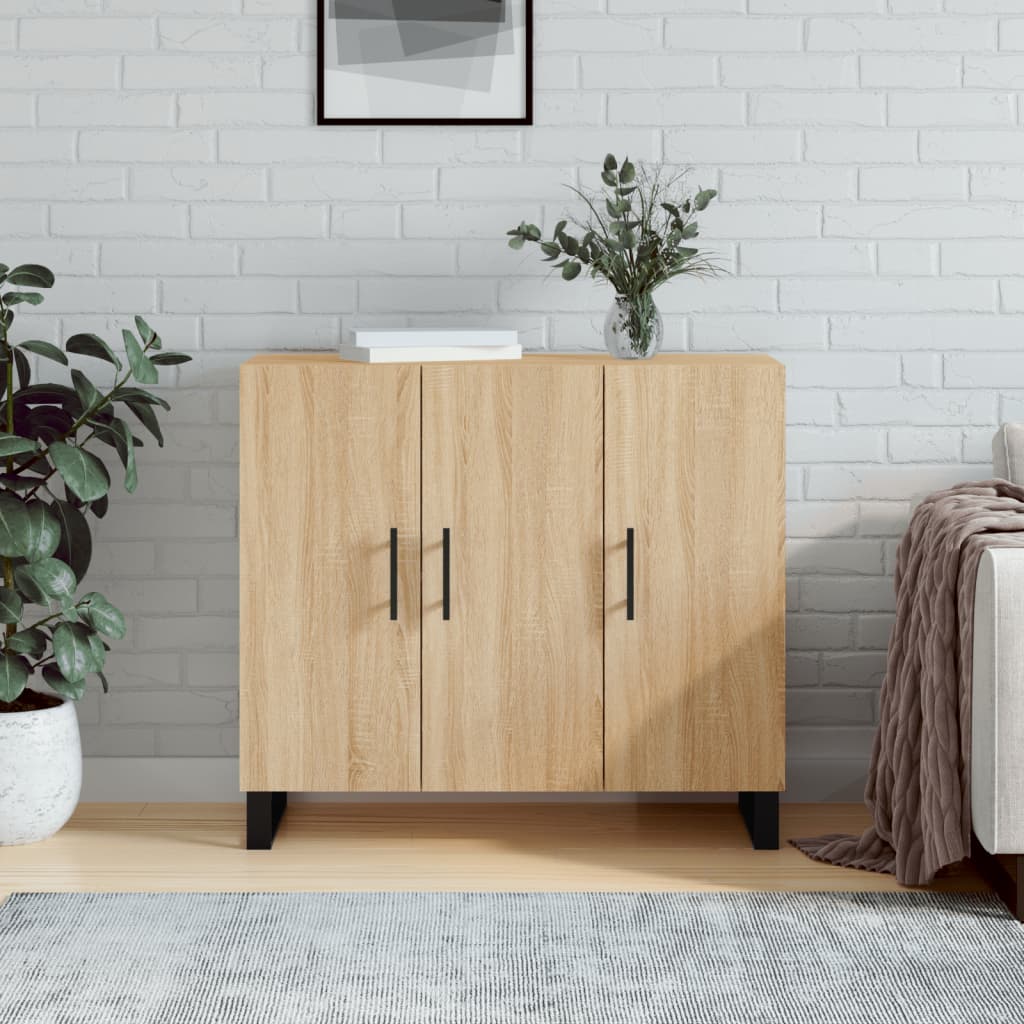 Komoda boja hrasta sonome 90x34x80 cm od konstruiranog drva