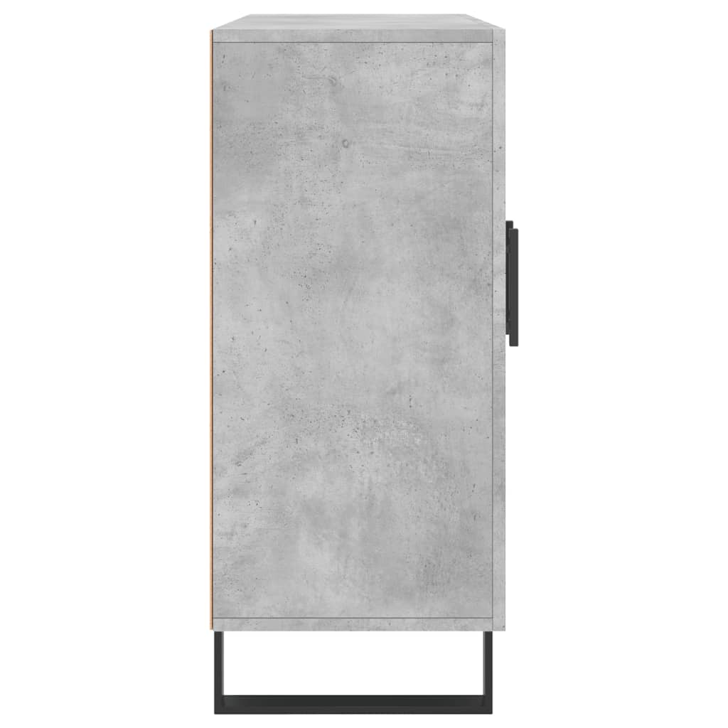 Komoda siva boja betona 90x34x80 cm od konstruiranog drva
