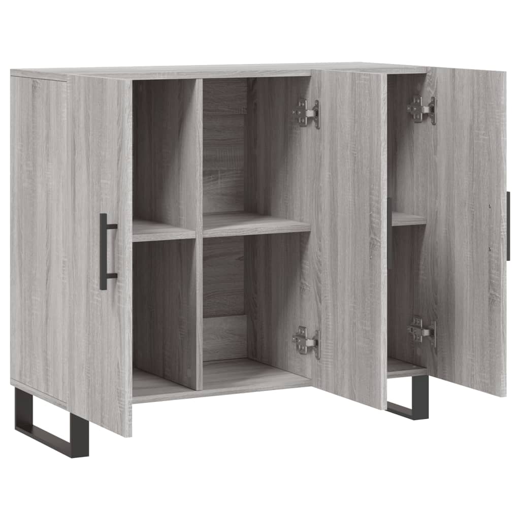 Komoda boja hrasta sonome 90 x 34 x 80 cm konstruirano drvo