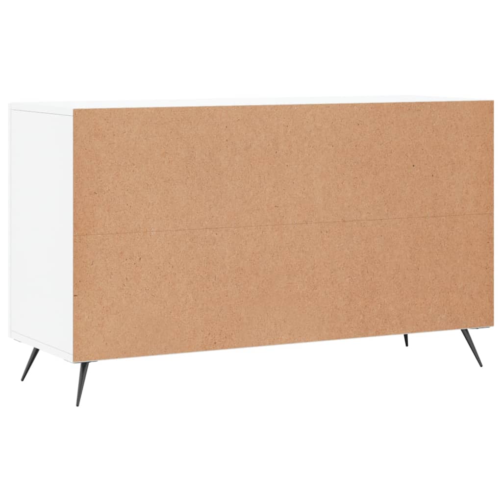 Komoda sjajna bijela 100x36x60 cm od konstruiranog drva