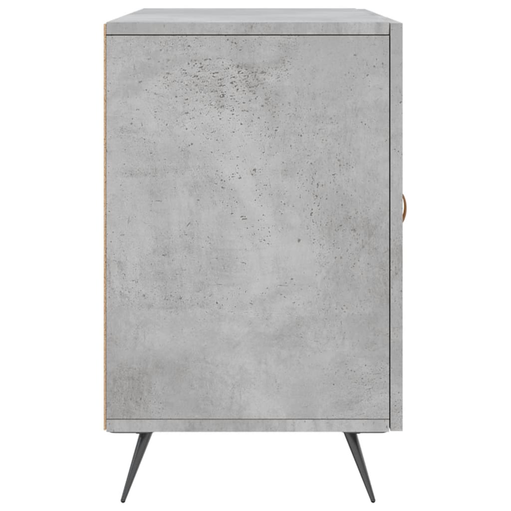 Komoda siva boja betona 100x36x60 cm od konstruiranog drva