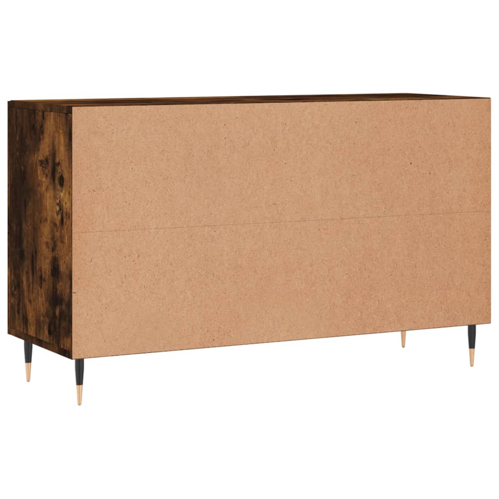 Komoda boja dimljenog hrasta 100 x 36 x 60 cm konstruirano drvo