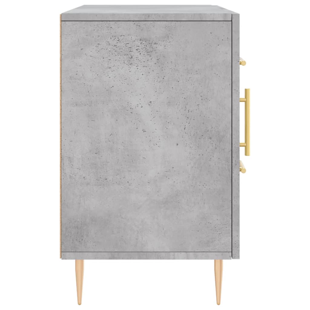 Komoda siva boja betona 100x36x60 cm od konstruiranog drva